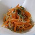 chocomos's cooksnap of when they made にんじんの中華ネギ雑魚和え♪お弁当にも.