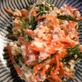 mary9v9's cooksnap of when they made シャキシャキ水菜と人参の白和え.
