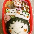 しーちょい's cooksnap of when they made お弁当に♪かまぼこカエル君☆キャラ弁.
