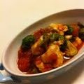 あい葉's cooksnap of when they made 旬★芽キャベツとチキンのトマト煮.