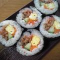 Ｌ君の美猫's cooksnap of when they made korean巻き寿司-キンパ-.