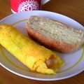 プミッキィ☆'s cooksnap of when they made ～お弁当に～魚肉ソーセージ海苔巻き卵.
