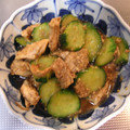 ちぃ88's cooksnap of when they made 鶏ささみときゅうりのゴマ酢和え.