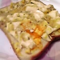 時花菜's cooksnap of when they made ちょ～簡単ゆで卵のトースト.