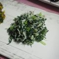 ＴＯＭＯＷＡＴ's cooksnap of when they made 大根葉とじゃこ～我が家のやり方.