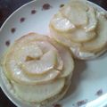 星のめぐみ☆'s cooksnap of when they made 洋ナシのチーズトースト.
