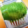 うめもどき's cooksnap of when they made アボカドカットに玉子切り器。.