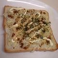 龍青空ママ's cooksnap of when they made お好み焼き風トースト♪.