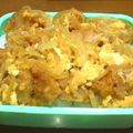まいくらくま's cooksnap of when they made 昨日の唐揚げで☆親子丼.