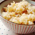 いちごぱぴこ's cooksnap of when they made 「もちもち玄米ごはん」圧力鍋で炊こう.
