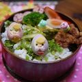 とまとママ☆'s cooksnap of when they made キャラ弁に★うずらのマトちゃん★.