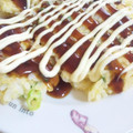 ☆優奈☆'s cooksnap of when they made 卵と冷やご飯でお好み焼き♪.