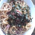 ＊みーる＊'s cooksnap of when they made 簡単♡イカの塩辛パスタ.