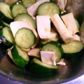 ヨナシ's cooksnap of when they made 長いもときゅうりのヘルシーおつまみ風.