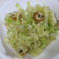 しおりんりく's cooksnap of when they made ◎焼きちくわとキャベツの旨みポンズ和え◎.