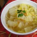 みじゅ１２'s cooksnap of when they made 簡単♪美味しい♪白菜の中華スープ煮♪.