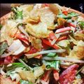 HEAVYGATE's cooksnap of when they made びっくりおいしい水菜とポテチのサラダ.
