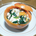 tane8ko's cooksnap of when they made まるごと柿と☆ほうれん草の白和え.