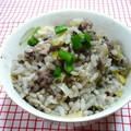 Haru Haru's cooksnap of when they made 豚と葱と黒胡麻の炊き込みご飯.