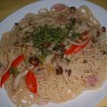 Jock's cooksnap of when they made きのことベーコンのパスタ.