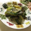 miyuki12's cooksnap of when they made ズッキーニの胡麻あえ.