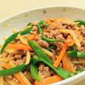 イエローバード's cooksnap of when they made 大根とひき肉で節約‼チンジャオロース風☆.