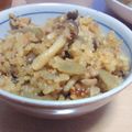 ミロ１７８'s cooksnap of when they made 鶏挽肉と牛蒡の中華風ピリ辛炊き込みご飯。.