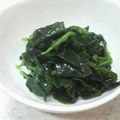 サーフブレイド's cooksnap of when they made 生わかめ・ほうれん草の簡単ナムル.