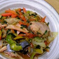うさうさand4815's cooksnap of when they made ちゃんちゃん焼風？鮭と野菜のミソ蒸し焼き.