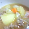 もんちゃ！'s cooksnap of when they made 肉じゃが～味噌バター味☆豚汁風～.