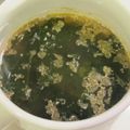 ちゃみ's cooksnap of when they made 即席：鶏がらスープの素で作るワカメスープ.
