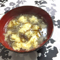 ジブリカフェ's cooksnap of when they made 我が家の味噌汁 ①もずくの味噌汁.