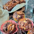 sakuume1's cooksnap of when they made 糖質オフ*玄米粉でチョコマフィン.
