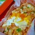 ジュリネ☆'s cooksnap of when they made レンジで１人分♪とろ卵☆オムライス.