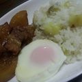 りなぽ's cooksnap of when they made 丼にも！豚と大根の角煮☆とろり温泉玉子と.