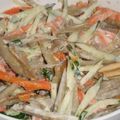 toshiebaba's cooksnap of when they made ワカメ家の食卓に頻発するゴボウサラダ.
