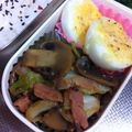 chococo218's cooksnap of when they made お弁当に☺ベーコンの粒マスタード炒め.