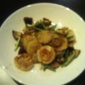 りょうねこ's cooksnap of when they made 帆立と山芋と椎茸の柚子わさび醤油和え.