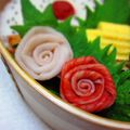 ｕｕｕ's cooksnap of when they made お弁当に彩り　カニカマでバラ.