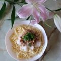 りりり♪'s cooksnap of when they made くるみ納豆♡おろし冷製パスタ.