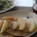 rakuen's cooksnap of when they made フルーツ缶で素敵ブランチ♪蕎麦ガレット風.