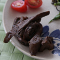 rakuen's cooksnap of when they made 肝もいれてね♪イカ煮付け.