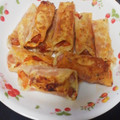 moshinamin's cooksnap of when they made ぎょうざの皮おつまみ♪.