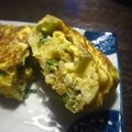たなか家's cooksnap of when they made 大根葉の卵焼き☆.
