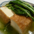 まいみーる's cooksnap of when they made 簡単：厚揚げと水菜の白だし生姜あんかけ煮.