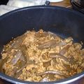 pinokki's cooksnap of when they made 豚肉とこんにゃくの味噌炒め*.