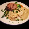 ひさかた's cooksnap of when they made シイタケと玉葱のとろり豆乳ストロガノフ.