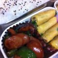 chococo218's cooksnap of when they made お弁当に♪ウインナーとピーマン炒め.