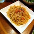 はーぶてぃ。's cooksnap of when they made 焼き鮭のマヨ醤油スパゲッティ.