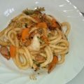 亜矢里奈's cooksnap of when they made 簡単なのに本格派♪オムニの豚キムチうどん.